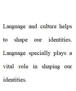 Week 4 - Discussion Forum 1: Language and Identity